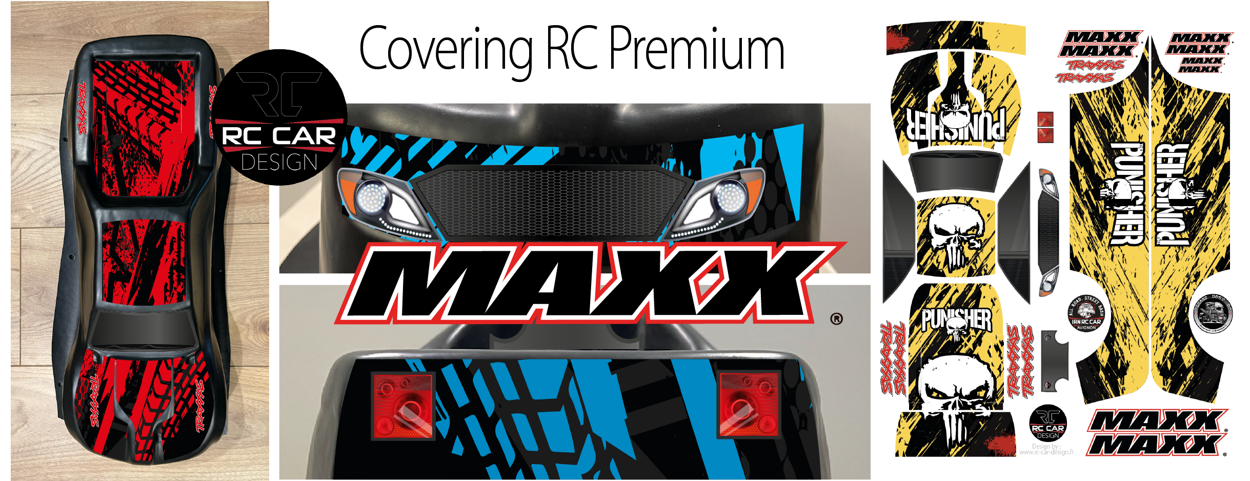 De gands stickers Design pour habbiler vos carrosseries de MAXX